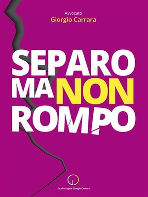 cover image of Separo ma non rompo